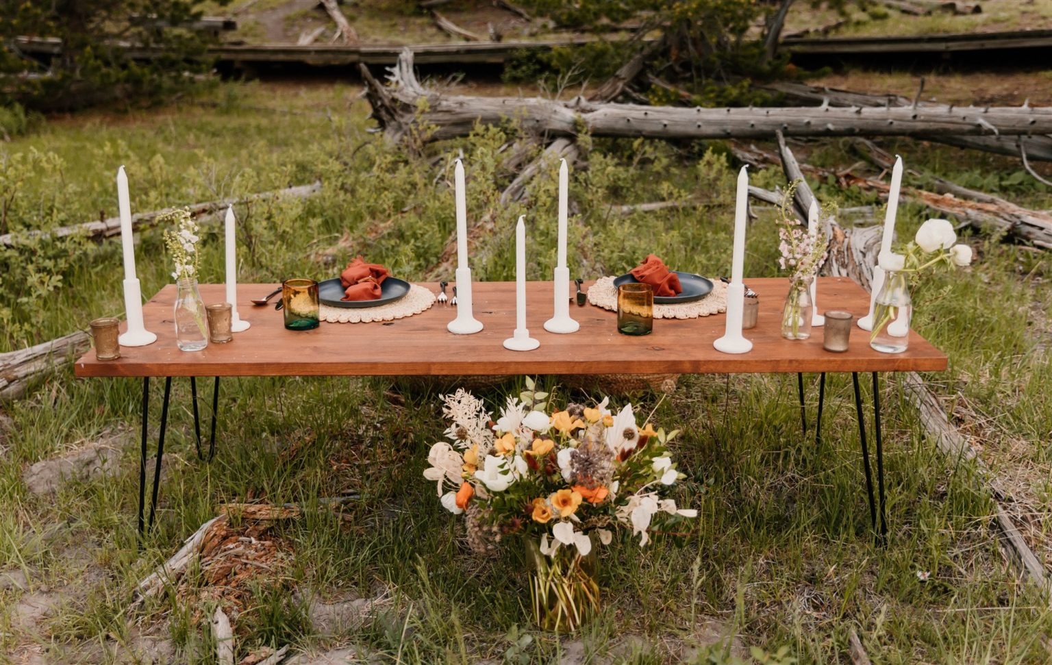 Boho Destination Elopement At Yellowstone National Park ...