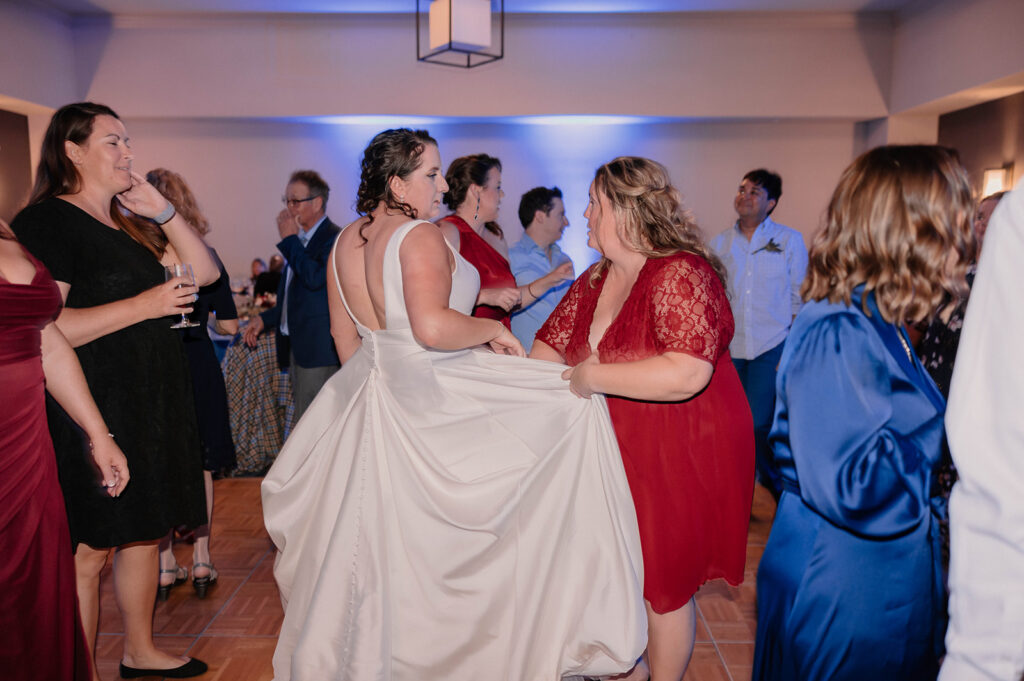 Open dancing during sonoma county wedding reception