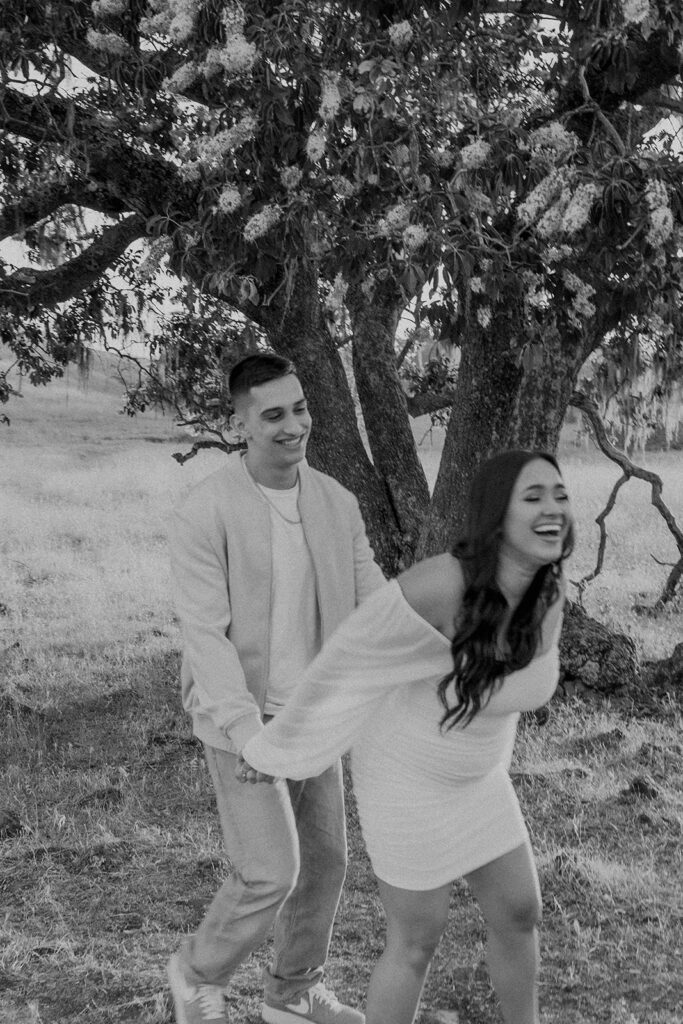 Playful couples session captured by Sonoma County Photographer - Spirited Photo + Film