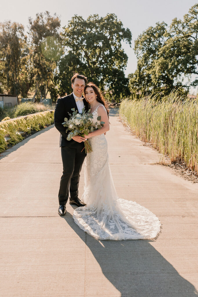Bride and groom portraits from a Callippee Golf Course wedding in Pleasanton, California