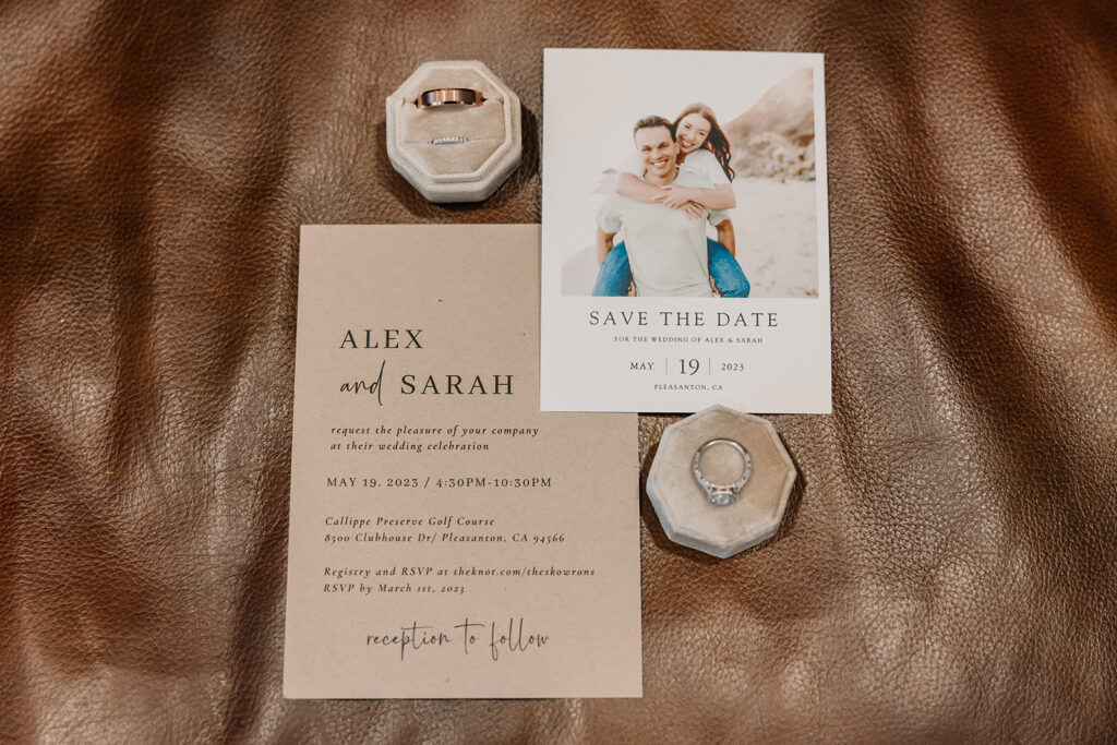 Wedding invites and save the dates