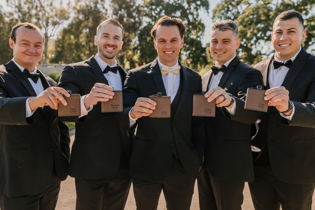 Groom and groomsmen portraits from a Callippee Golf Course wedding in Pleasanton, California