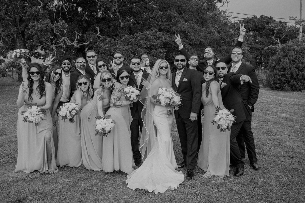Wedding party photos captured by Northern California Wedding Photographer - Spirited Photo + Film