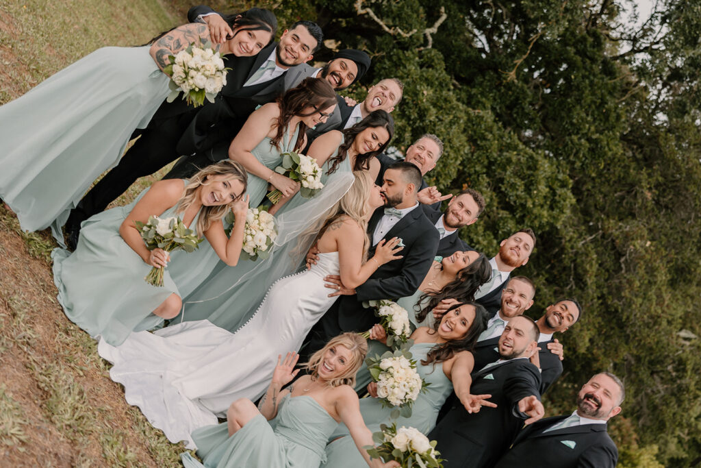 Wedding party photos captured by Northern California Wedding Photographer - Spirited Photo + Film