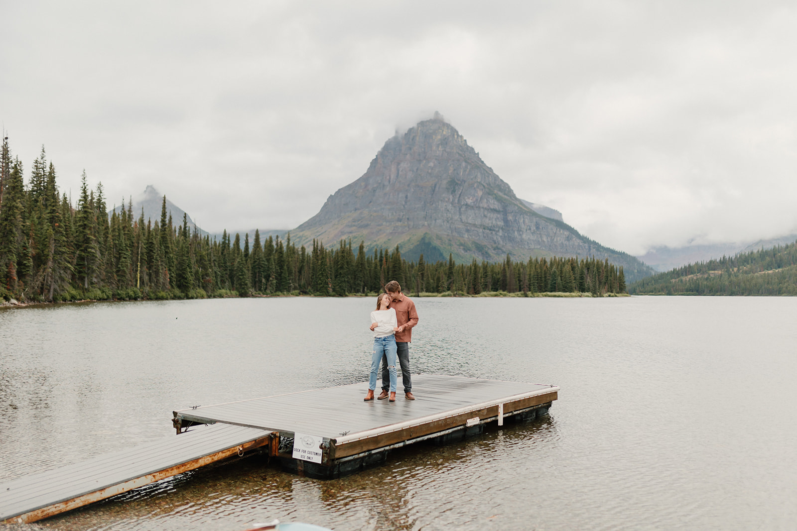 Adventure Couple Photography in Glacier National Park
