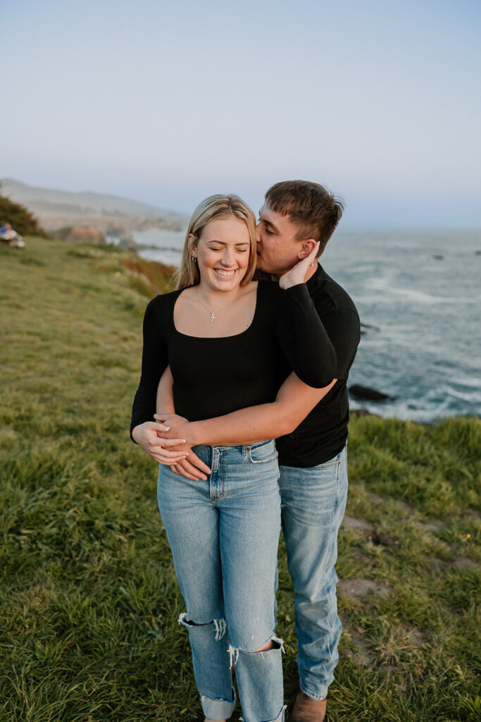 a couples photoshoot at bodega bay
