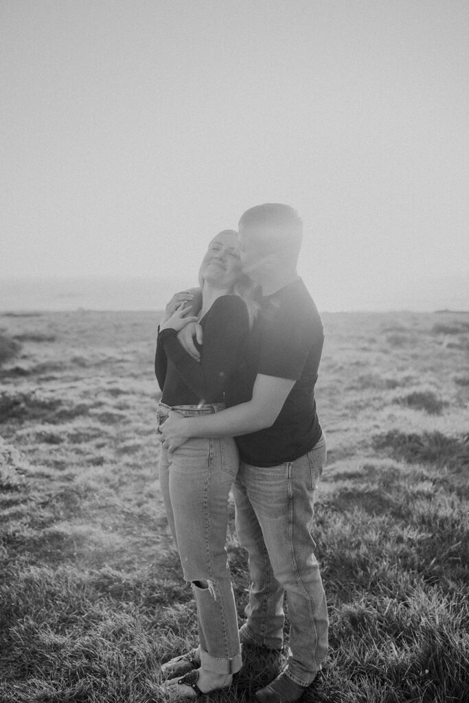 a couples photoshoot at bodega bay
