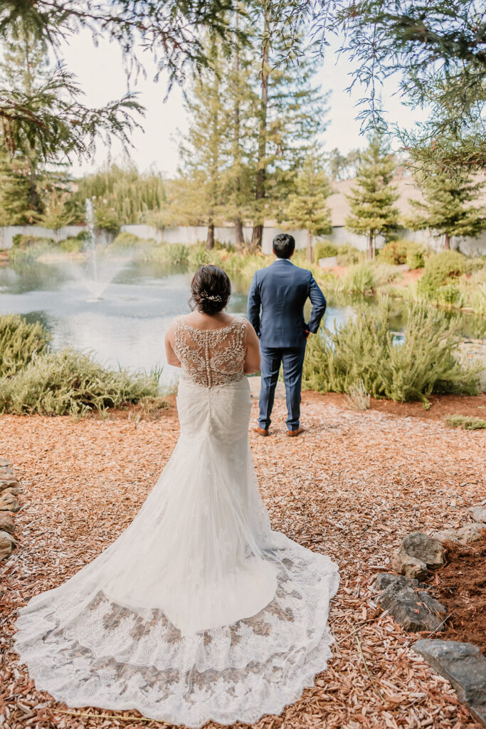 wedding first look