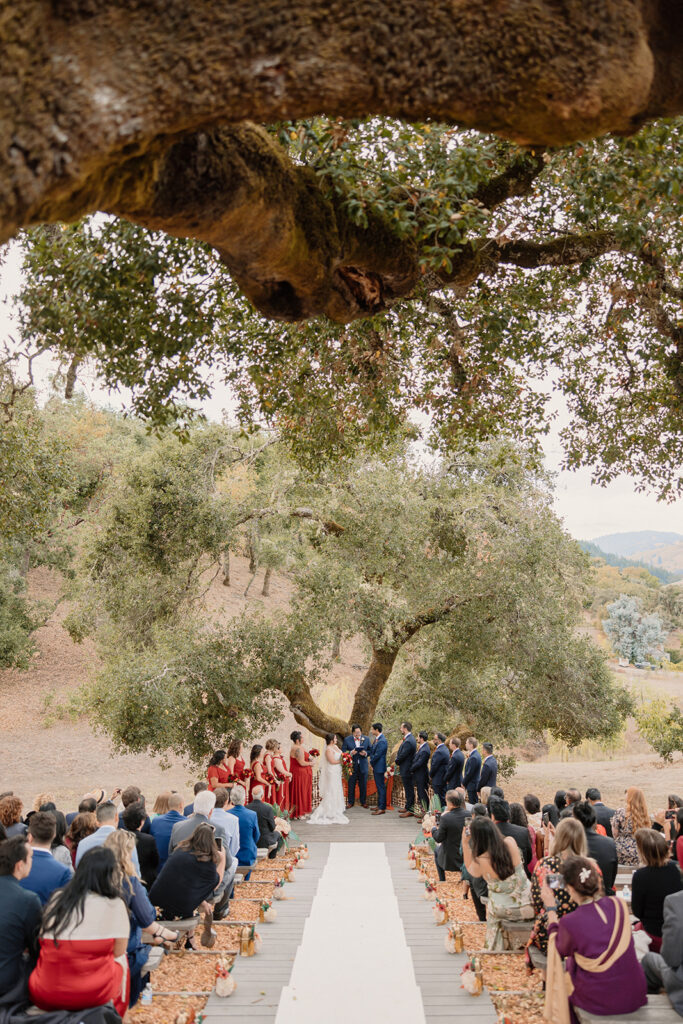 wedding ceremony in california