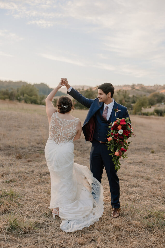 bride and groom photos