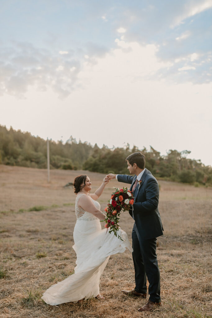 bride and groom photos