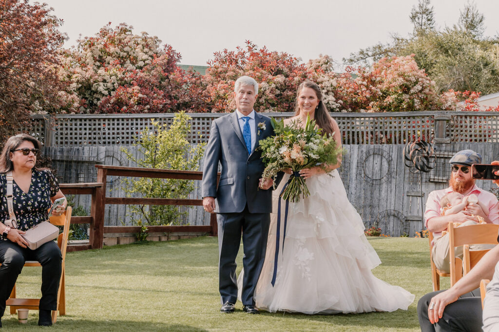 a wedding ceremony in california