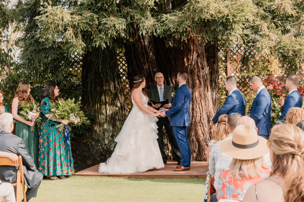 a wedding ceremony in california