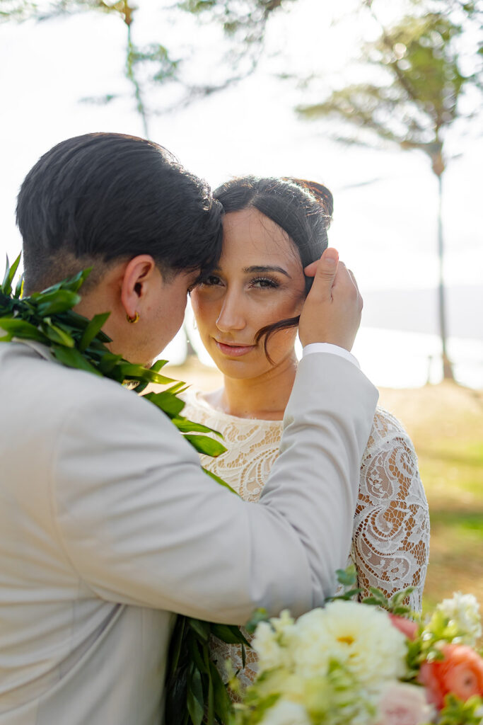 a bridal session after the wedding
