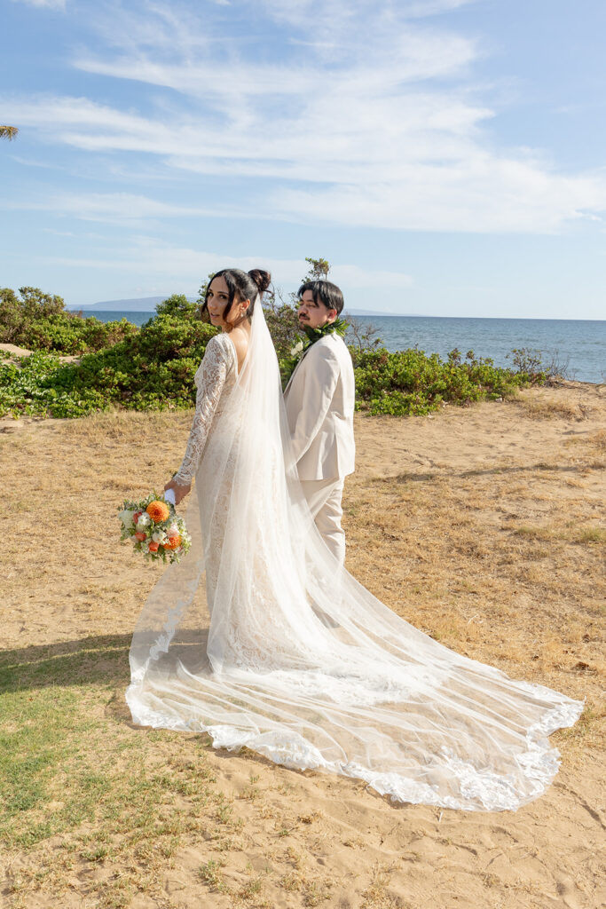 a bridal photoshoot in hawaii
