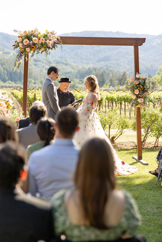 a bright wedding photoshoot in the bay area
