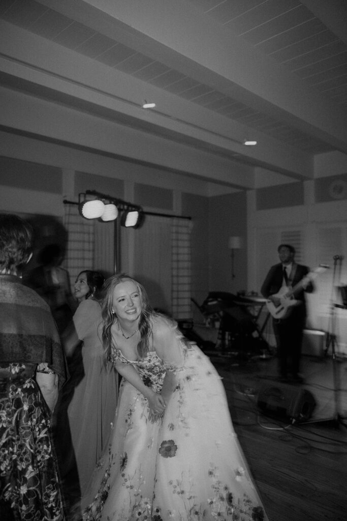 party photos during the wedding reception