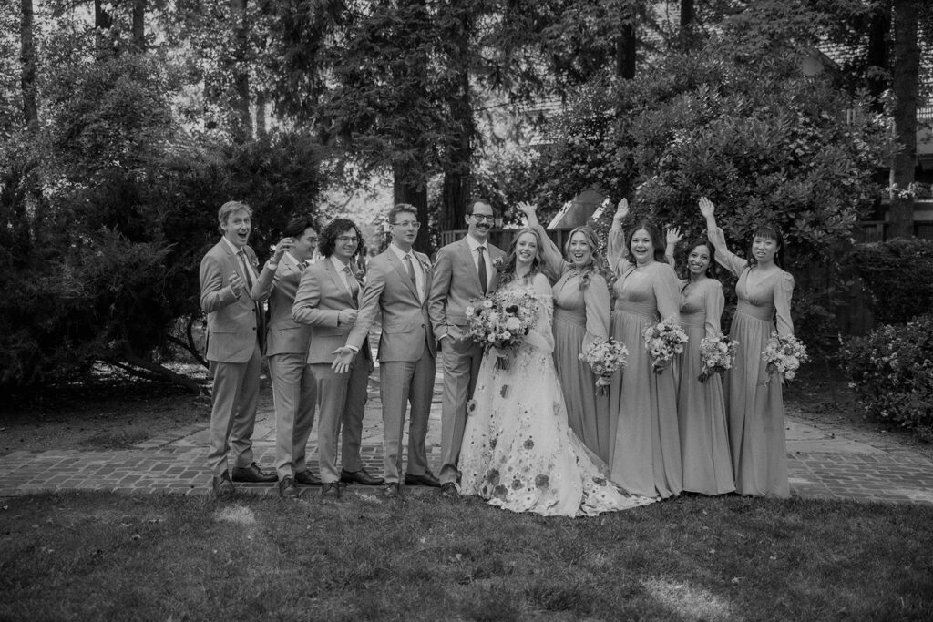 bridal party photos