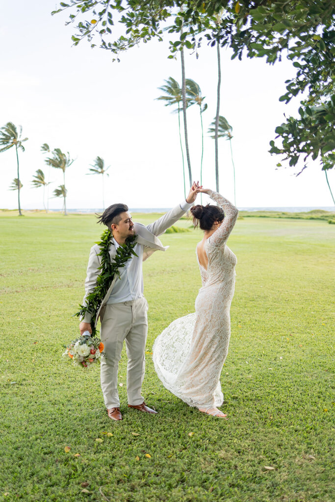 a bridal photoshoot in hawaii
