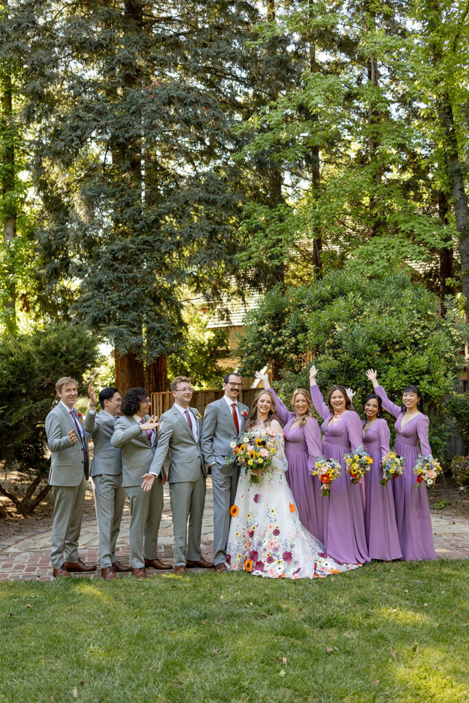 bridal party photos