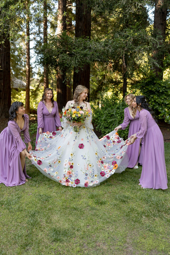 bridal party photos