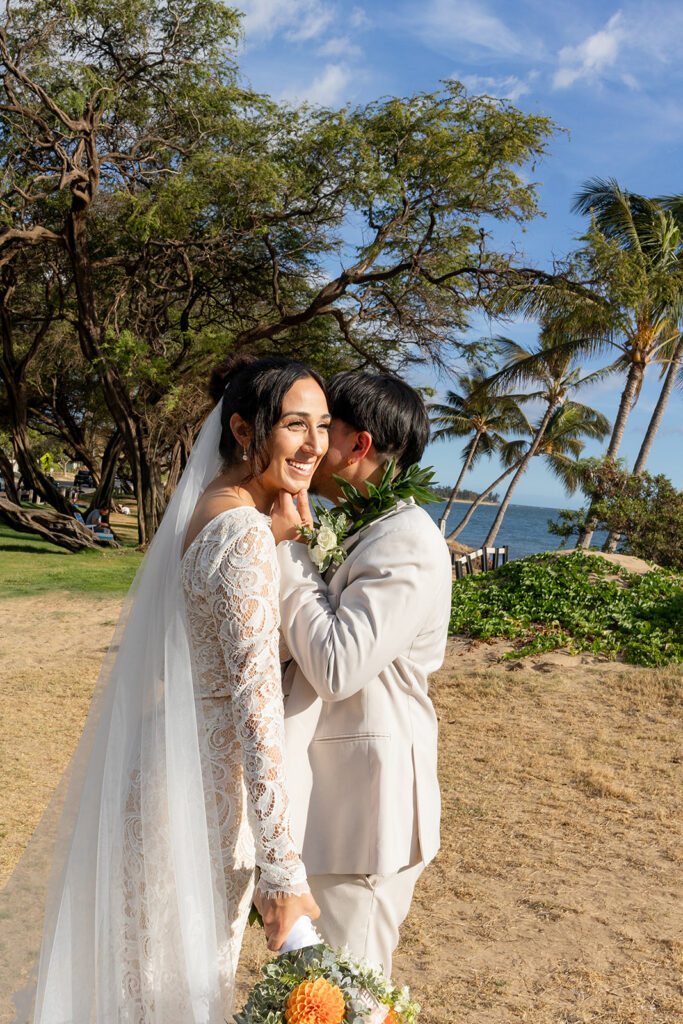 a bridal photoshoot in hawaii