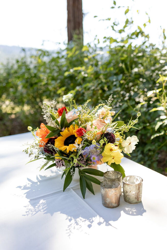 a bright wedding photoshoot in the bay area
