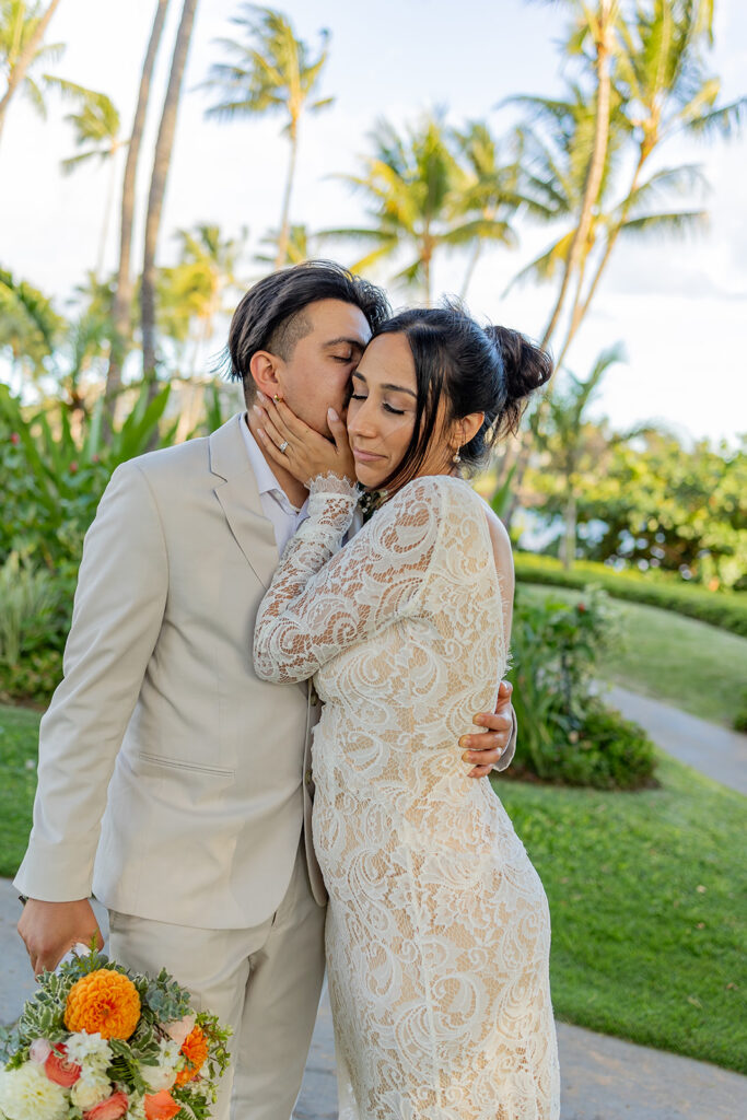 a bridal photoshoot in hawaii
