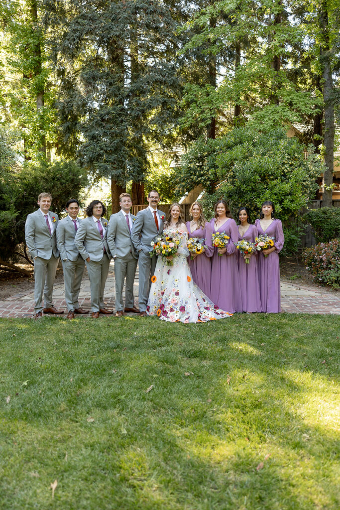 bridal party photos