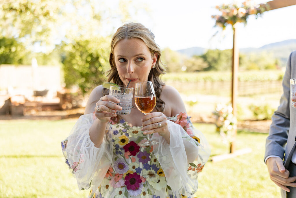 a bright wedding photoshoot in the bay area
