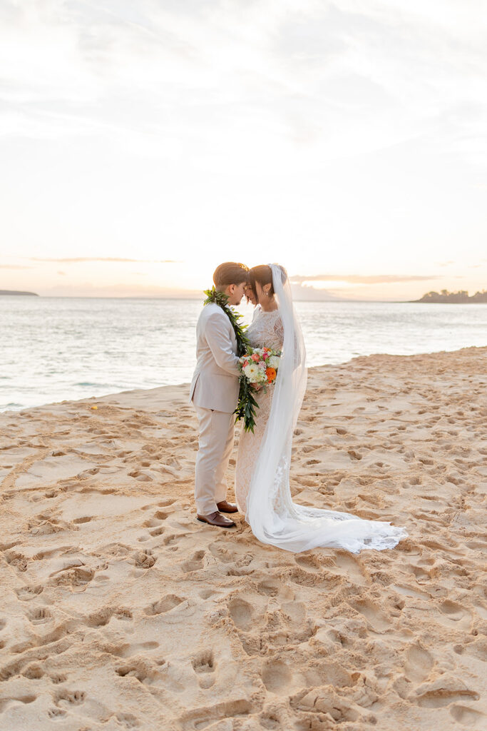 a bridal session after the wedding