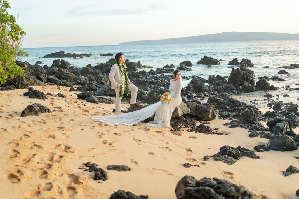 a bridal session after the wedding
