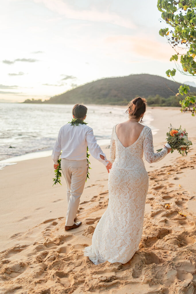 bride and groom having a photoshoot