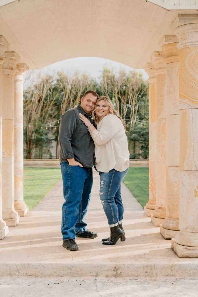 an outdoor engagement photoshoot
