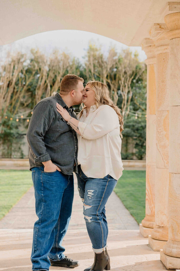 an outdoor engagement photoshoot
