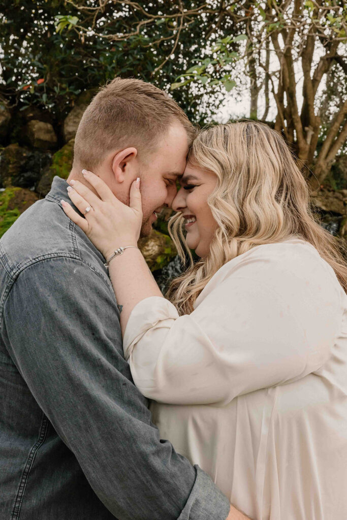 an outdoor engagement photoshoot
