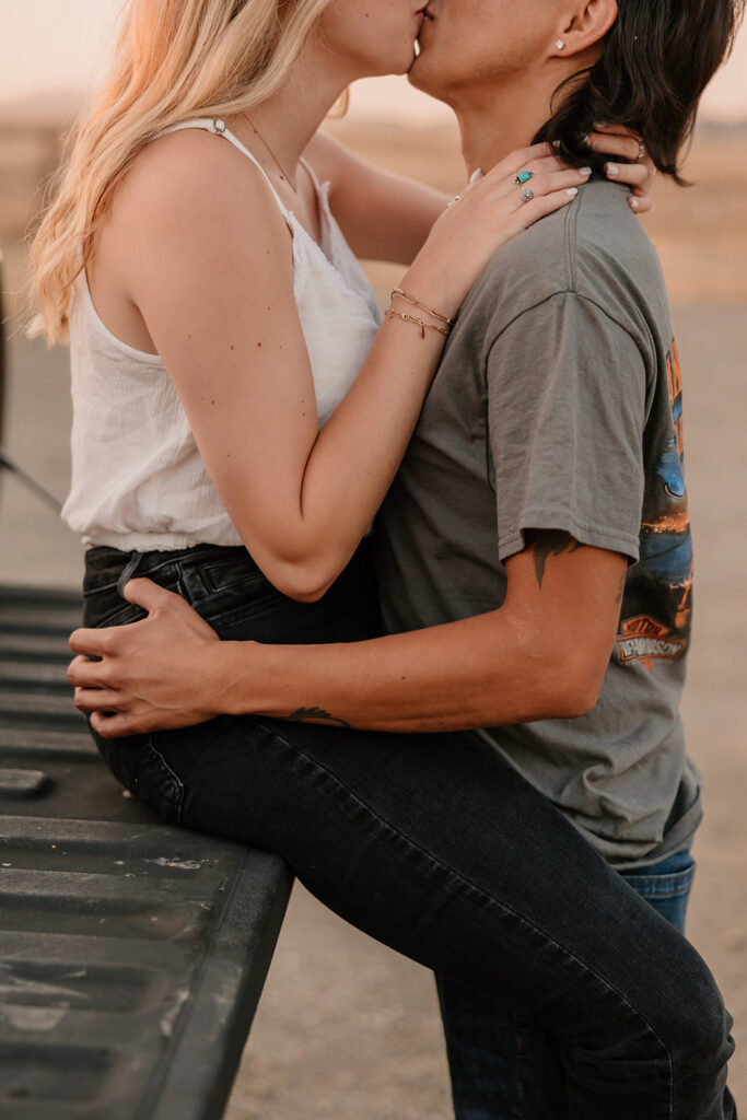 a couples photoshoot outdoors