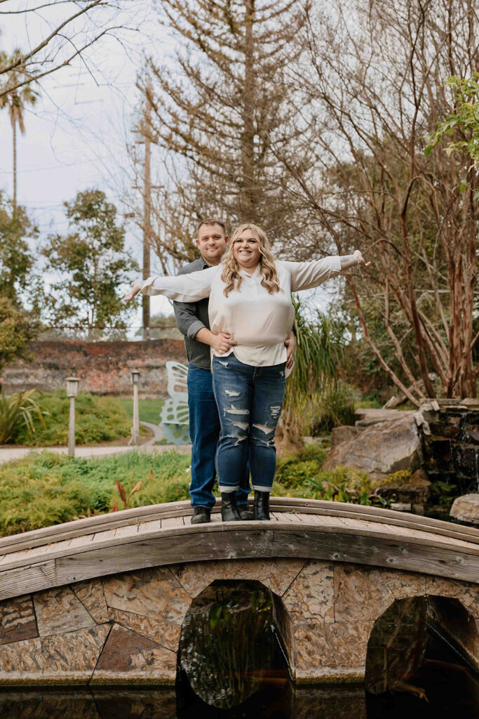 an outdoor engagement photoshoot
