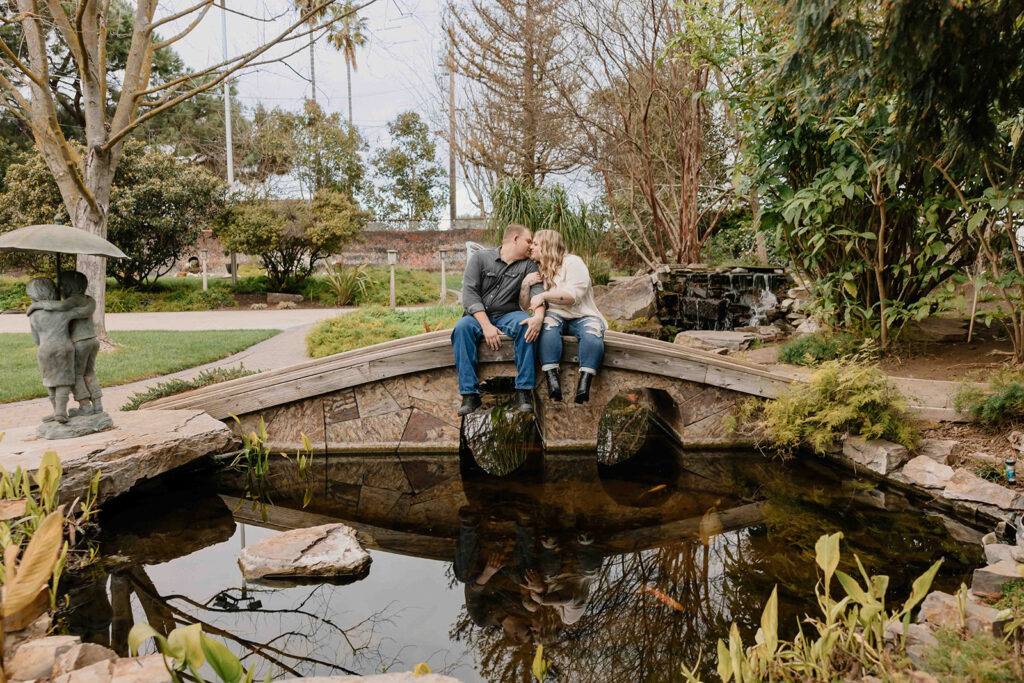 an outdoor engagement photoshoot
