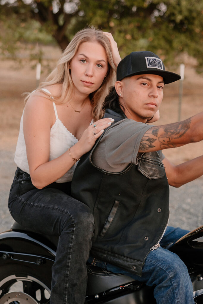 Rohnert Park couple posing for engagement photos
