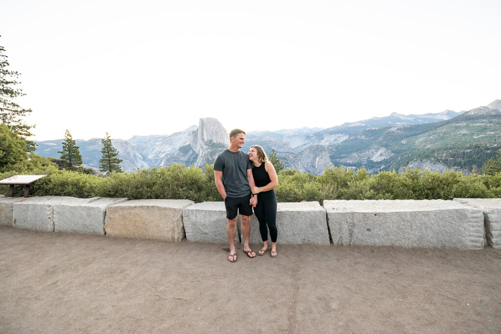 a surprise proposal photoshoot in yosemite
