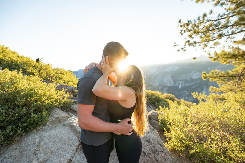 a surprise proposal photoshoot in yosemite
