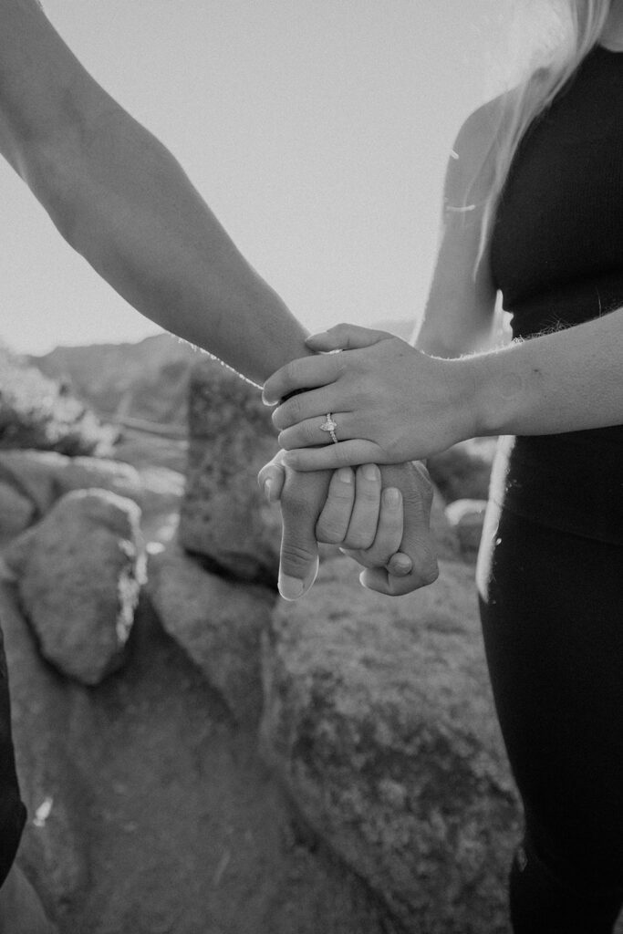 a surprise proposal photoshoot in yosemite
