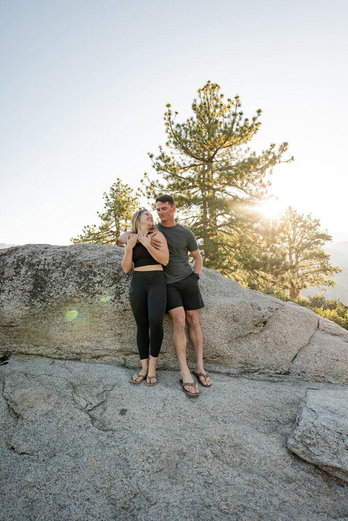 a surprise proposal photoshoot in yosemite
