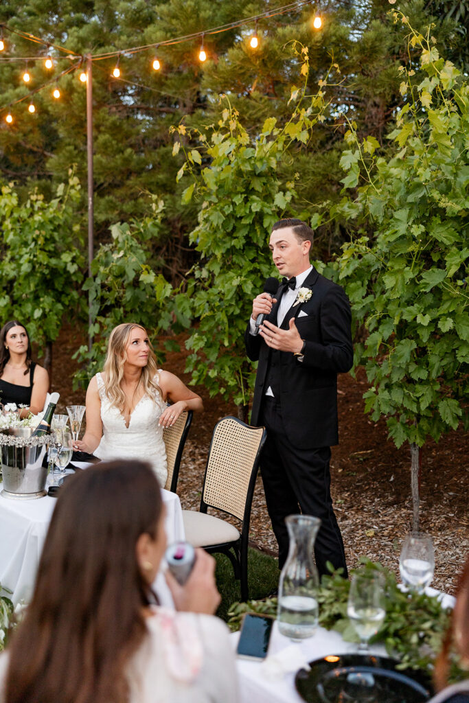 classic wedding in california
