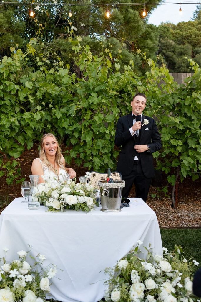 classic wedding in california
