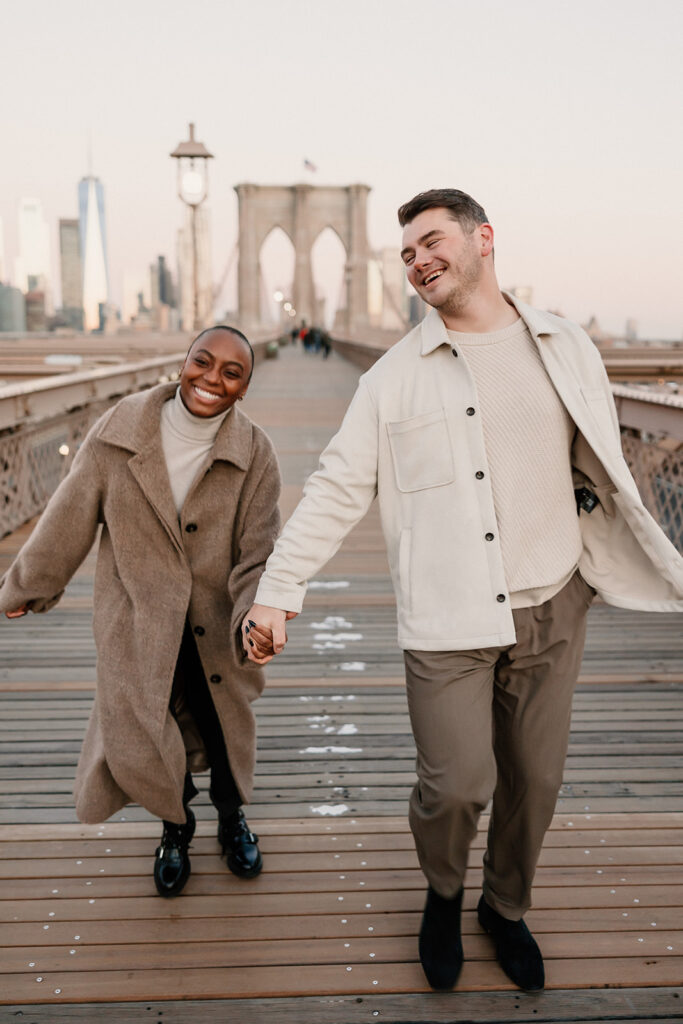 a city couples session for fall
