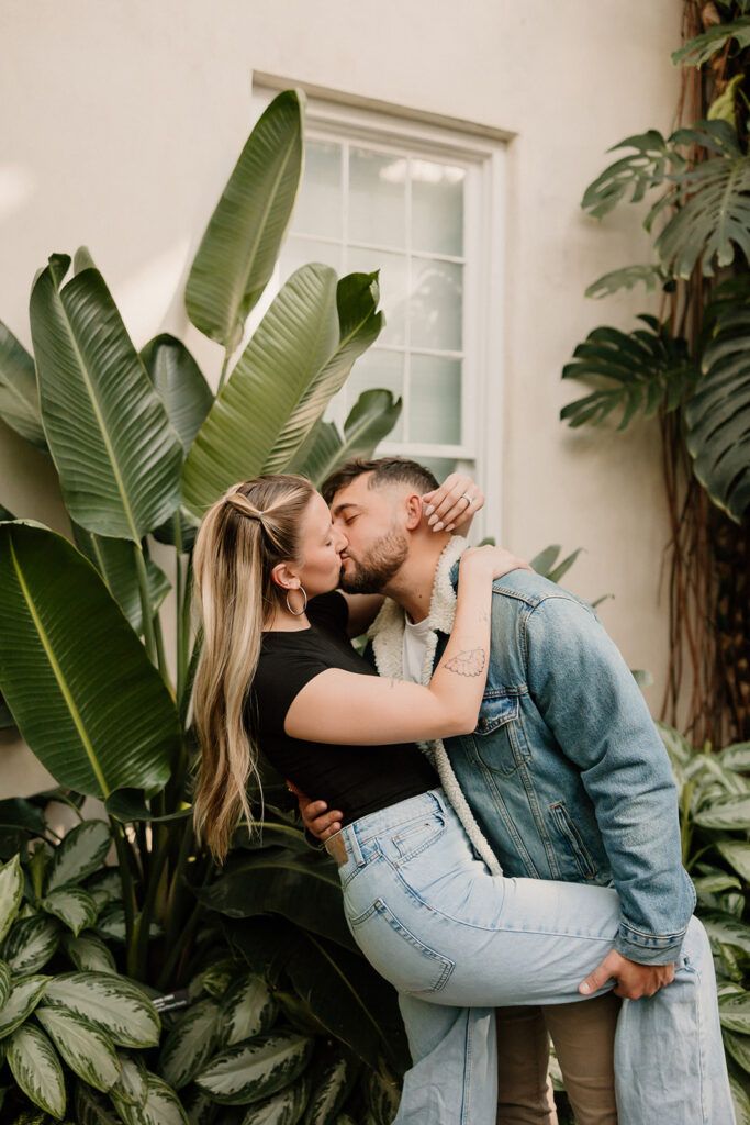 a casual engagement photoshoot for fall
