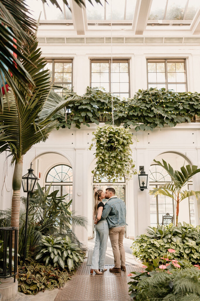 a casual engagement photoshoot for fall