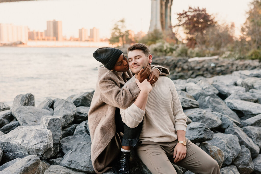 a couples photoshoot in new york city
